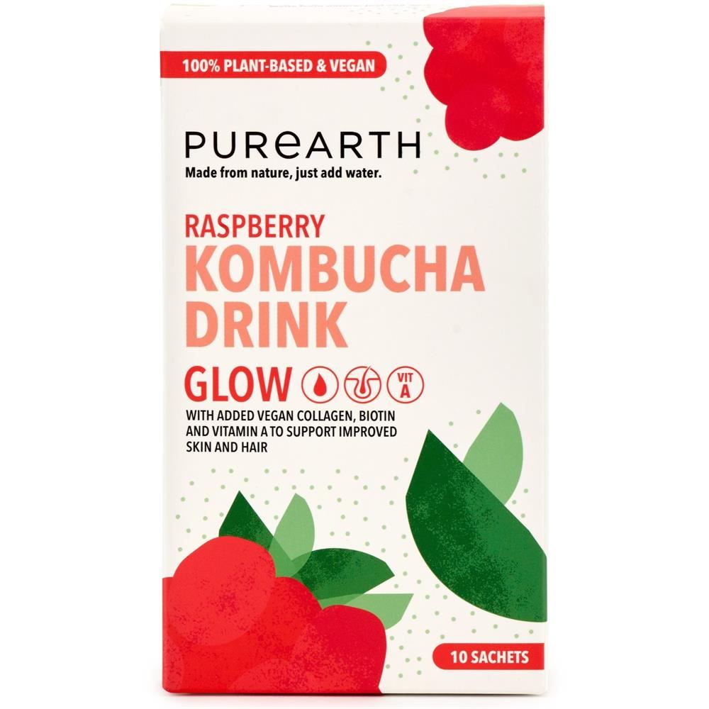 Purearth Glow Kombucha Drink Powder 10x5g sachets