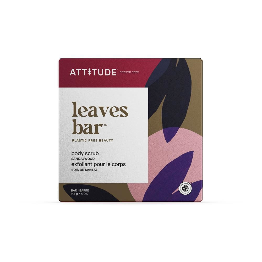 Attitude Body Scrub Leaves Bar - Sandalwood 113g