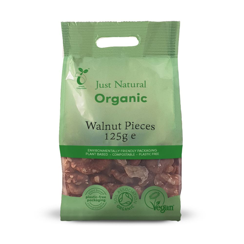Just Natural Organic Organic Walnut Pieces 125g
