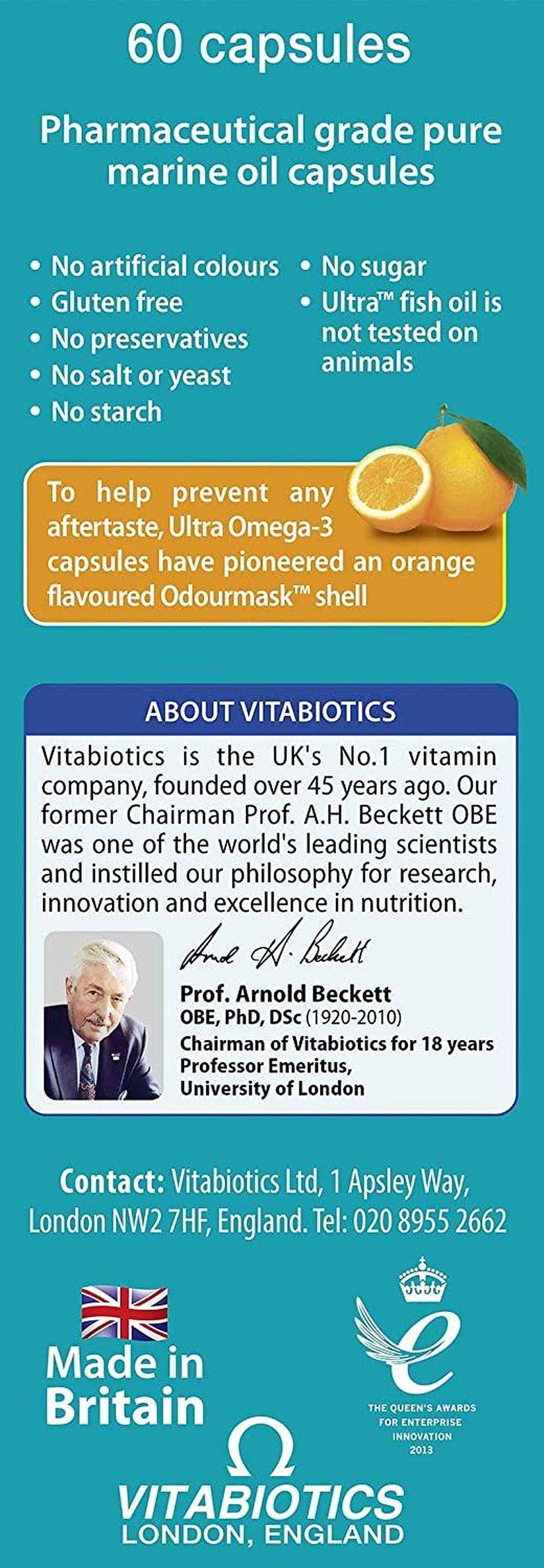 Vitabiotics Ultra Omega-3 High Purity Fish Oil - 60 Capsules - image 2