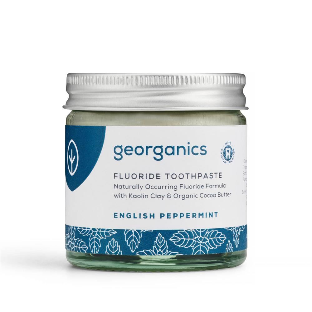 Georganics Natural Mineral Fluroide Toothpaste - Peppermint 60ml