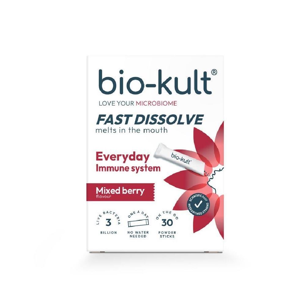 Bio-Kult Everyday Fast Dissolve Powder Mixed Berry Sticks 30 sachets
