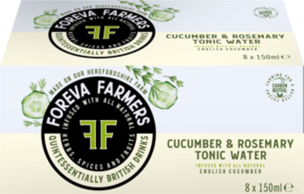 Foreva Farmers Cucumber & Rosemary Tonic Multipack 8x150ml
