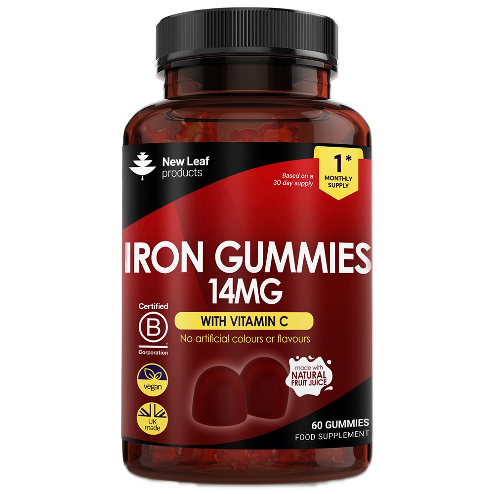 New Leaf Products Iron Gummies Vegan 60 gummies