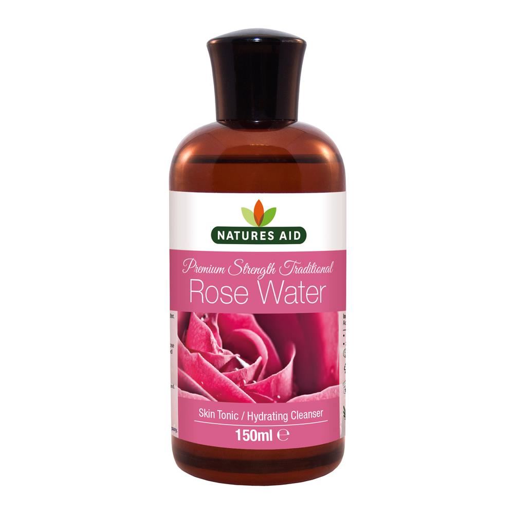 Natures Aid Rosewater Premium Strength 150ml