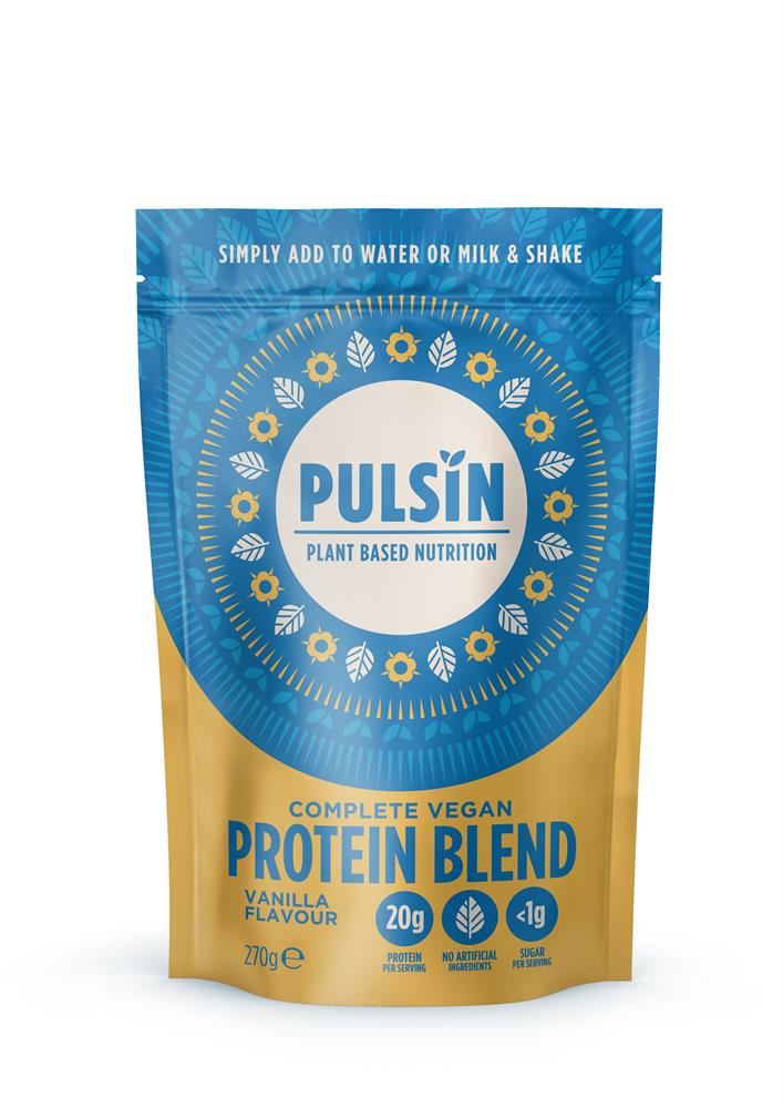 Pulsin Complete Vegan Protein Blend - Vanilla 270g