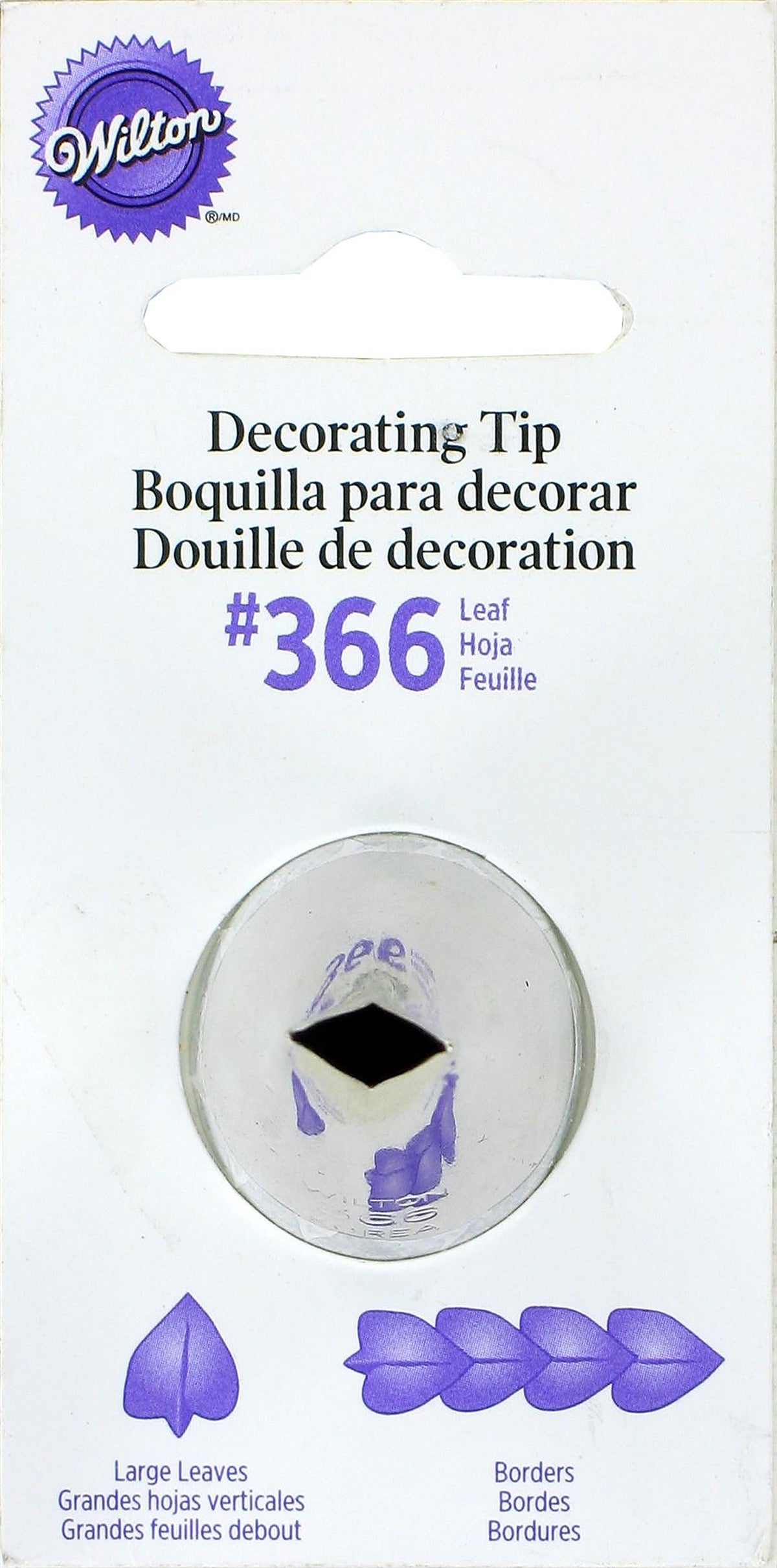 Wilton Leaf Cake Decorating Nozzle Icing Tips - image 2