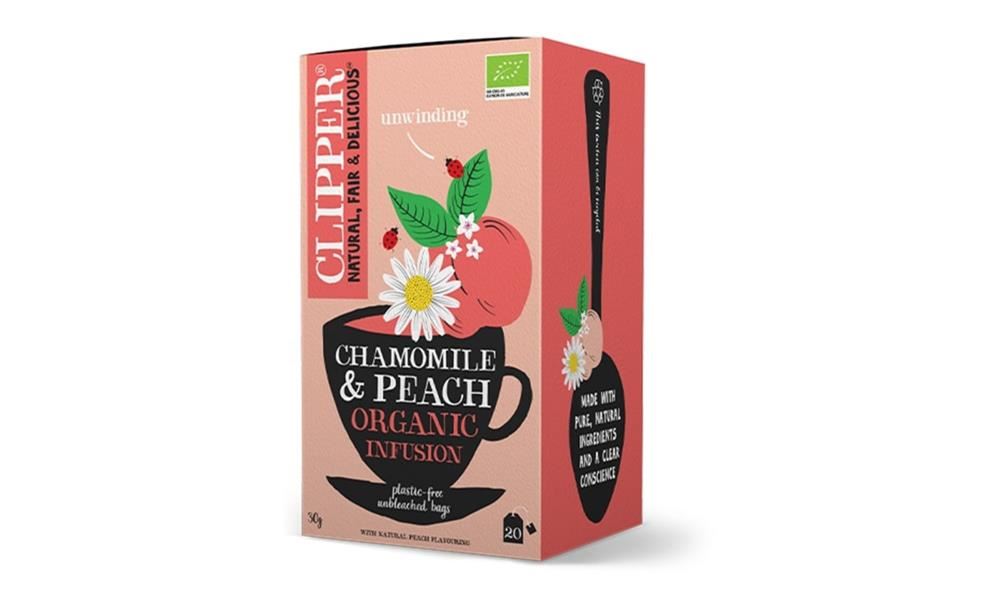 Clipper Organic Chamomile & Peach Infusions 20 Sachets