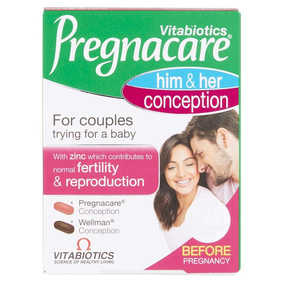 Vitabiotics Pregnacare Him & Her Conception - 60 Tablets - image 2
