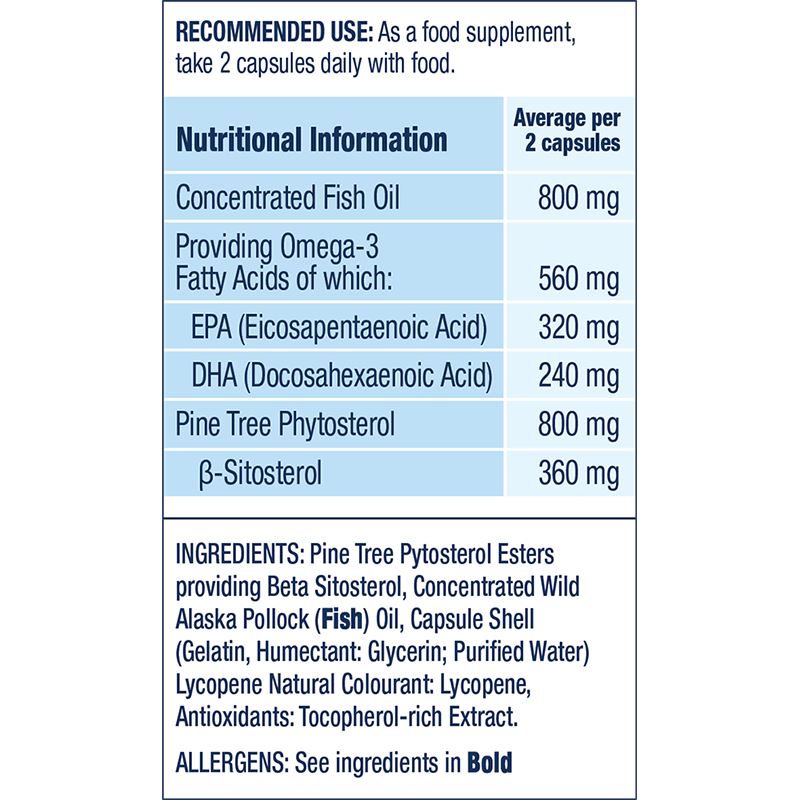 Wiley's Finest Fish Oil Cholesterol Support 90 Capsules
