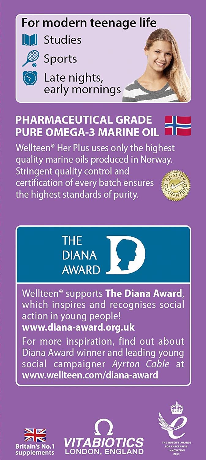 Vitabiotics Wellteen Her Plus - 28 Tablets + 28 Capsules
