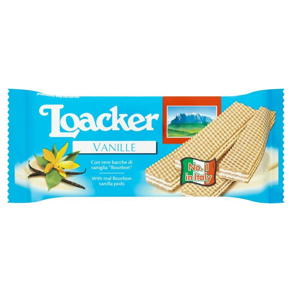 Loacker Vanilla Wafer 90g - 7 Pack