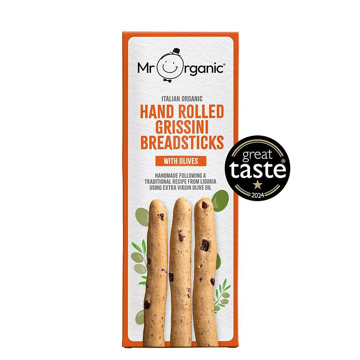 Mr Organic Grissini Breadsticks with Olives 130g
