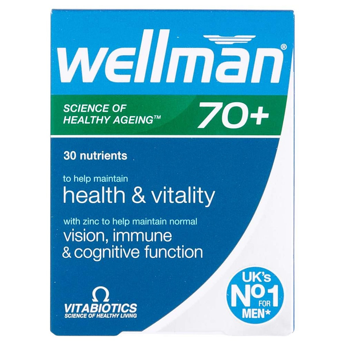 Vitabiotics Wellman 70+ - 30 Tablets - image 2