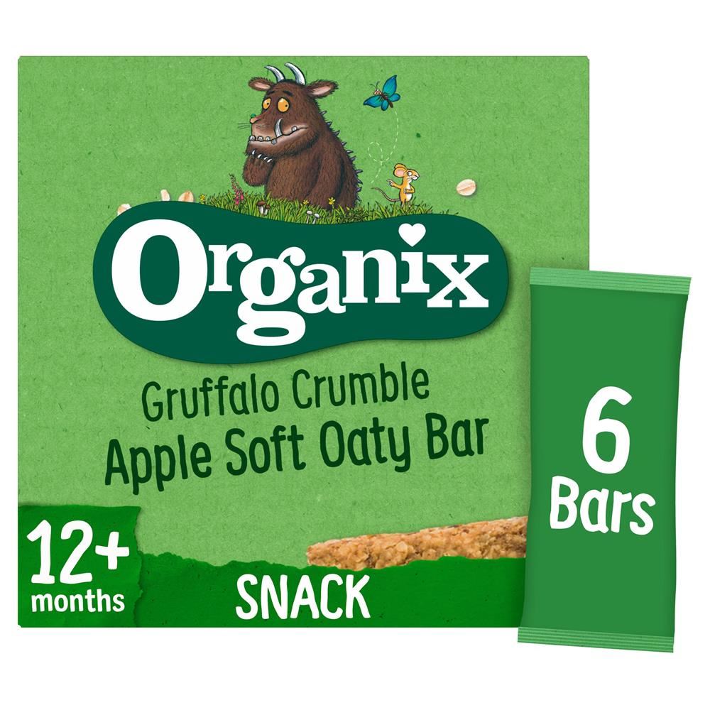 Organix Gruffalo Crumble Oaty Bars 6x23g