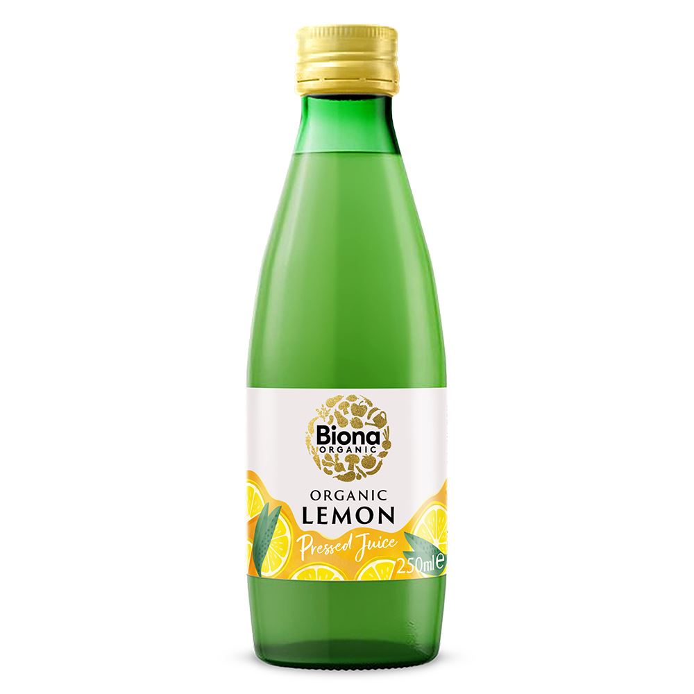 Biona Organic Lemon Juice 250ml - 6 Pack
