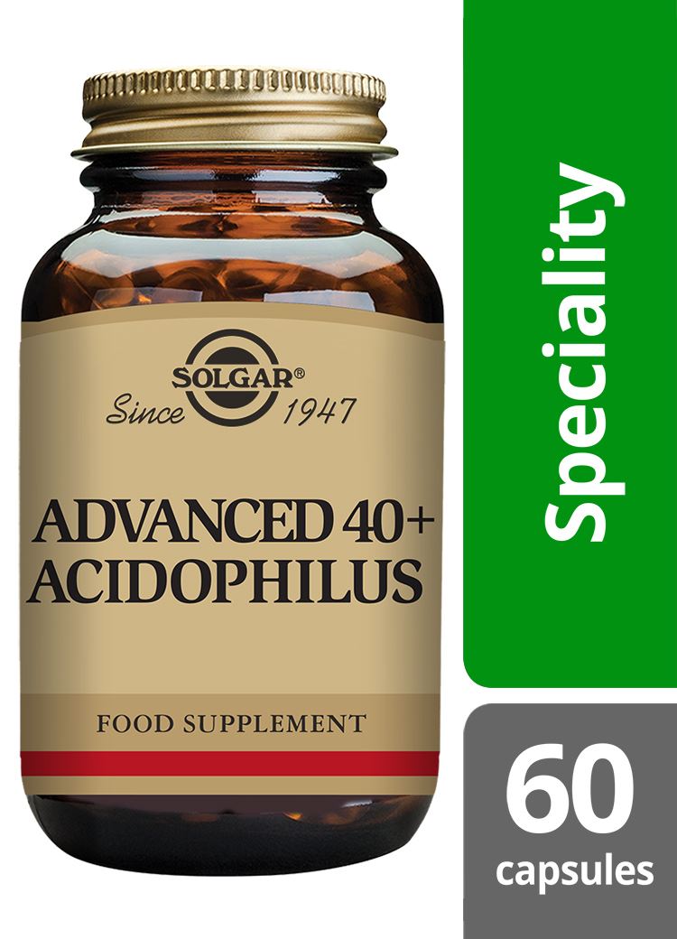 Solgar Advanced 40+ Acidophilus - 60 Vegicaps