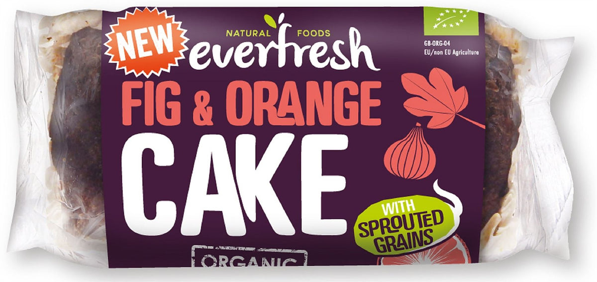 Everfresh Natural Foods Organic Fig & Orange Cake 350g