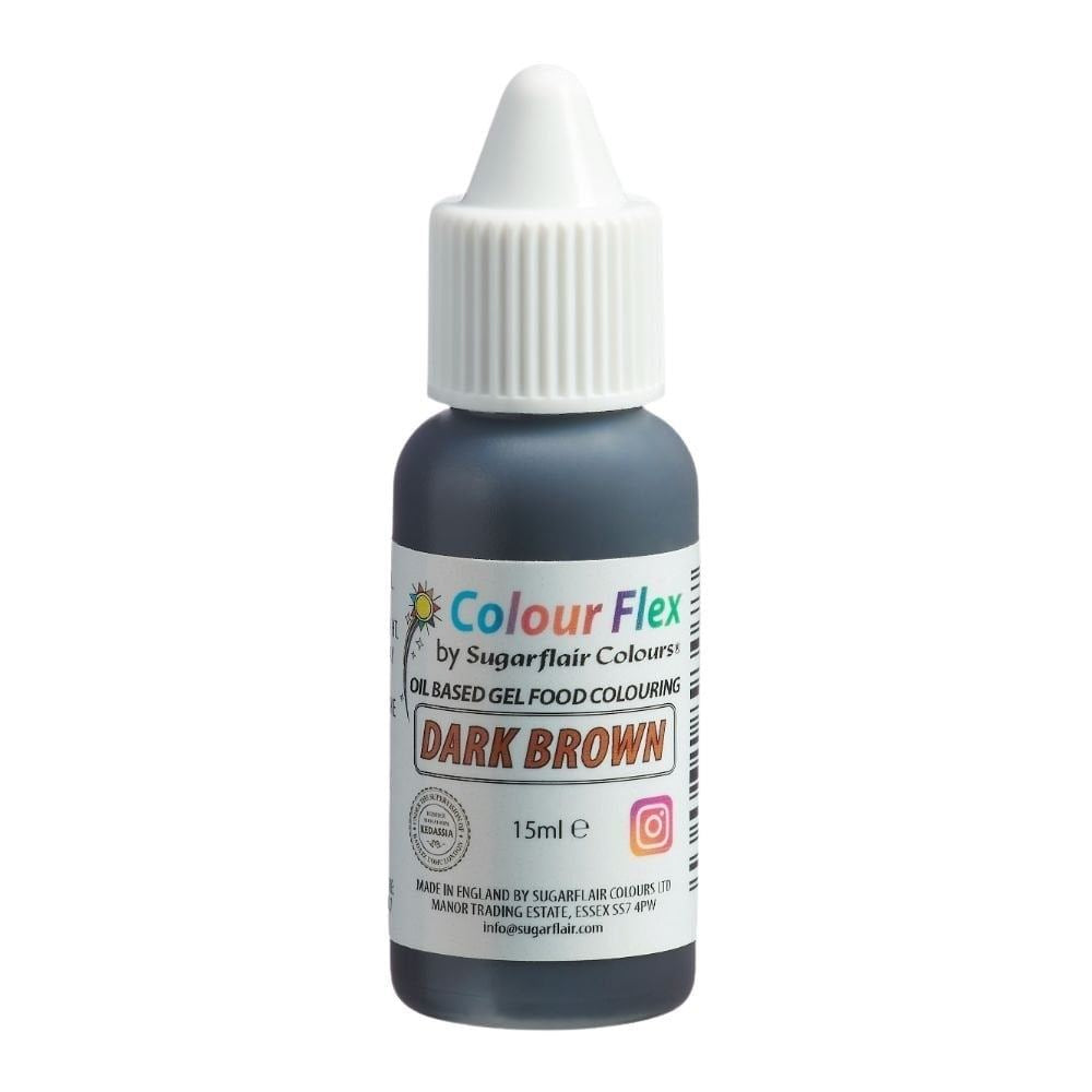 Sugarflair Colour Flex Oil Based Food Colouring Gel 15ml - All Colour