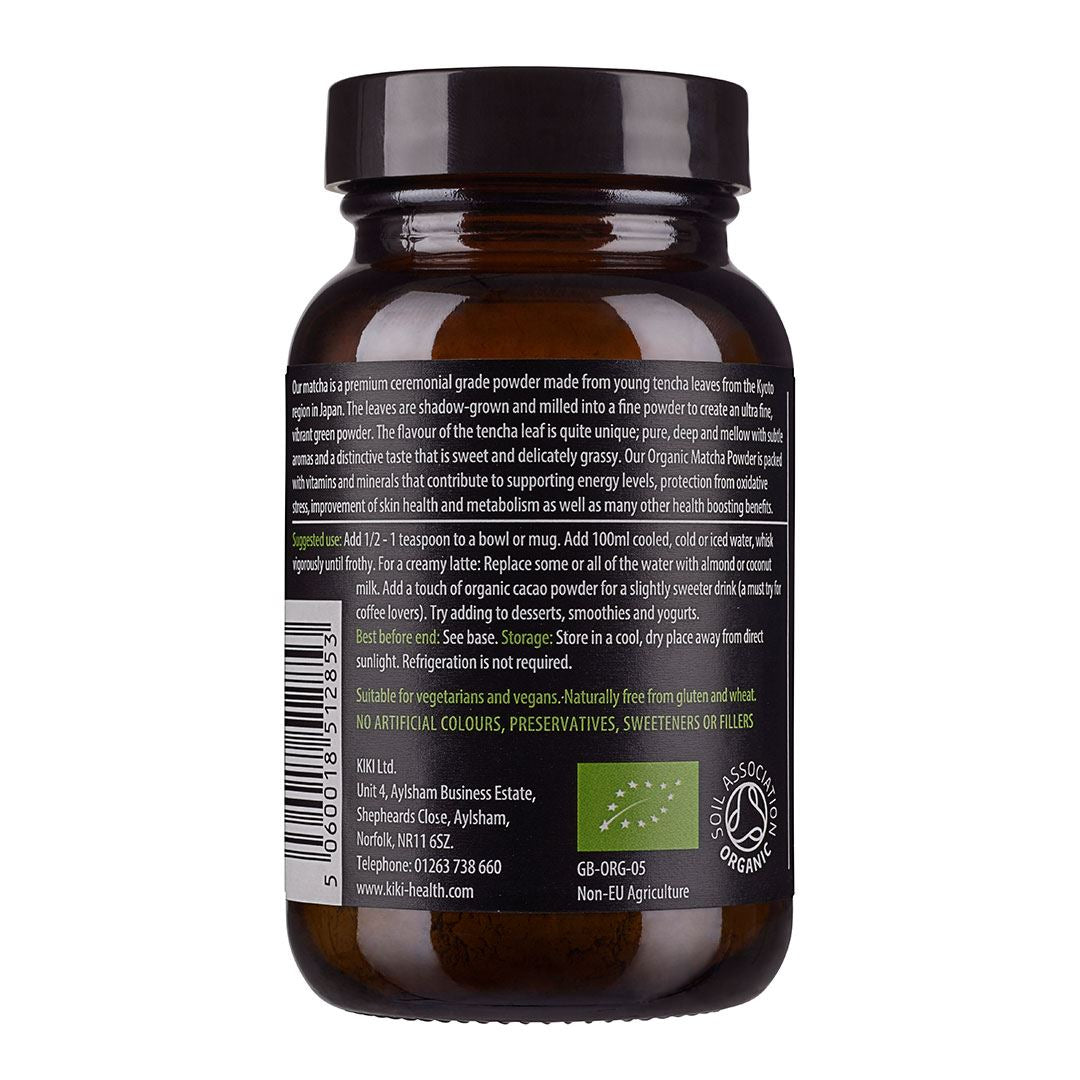 Kiki Health Organic Premium Ceremonial Matcha Powder - 30g