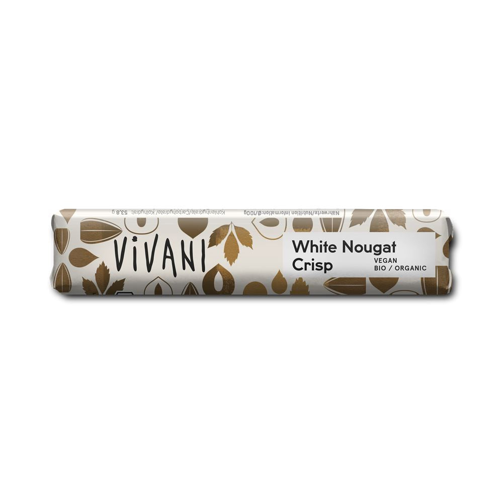 Vivani Mini White Nougat Crisp Chocolate Vegan Organic 35g