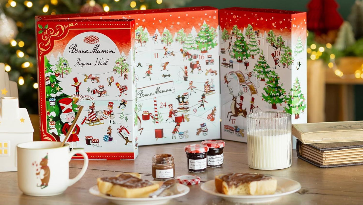 Bonne Maman Spreads Advent Calendar - 23 Mini Jars and 1 Gift