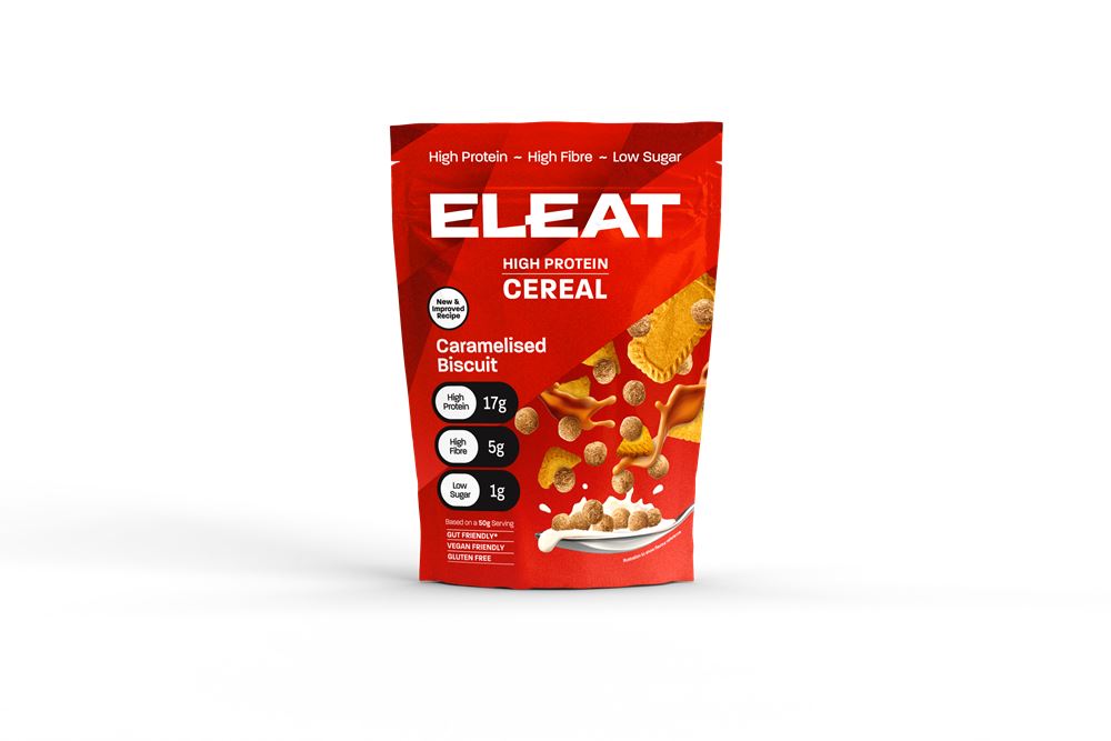 ELEAT Caramelised Biscuit High Protein Cereal - 250g Pouch