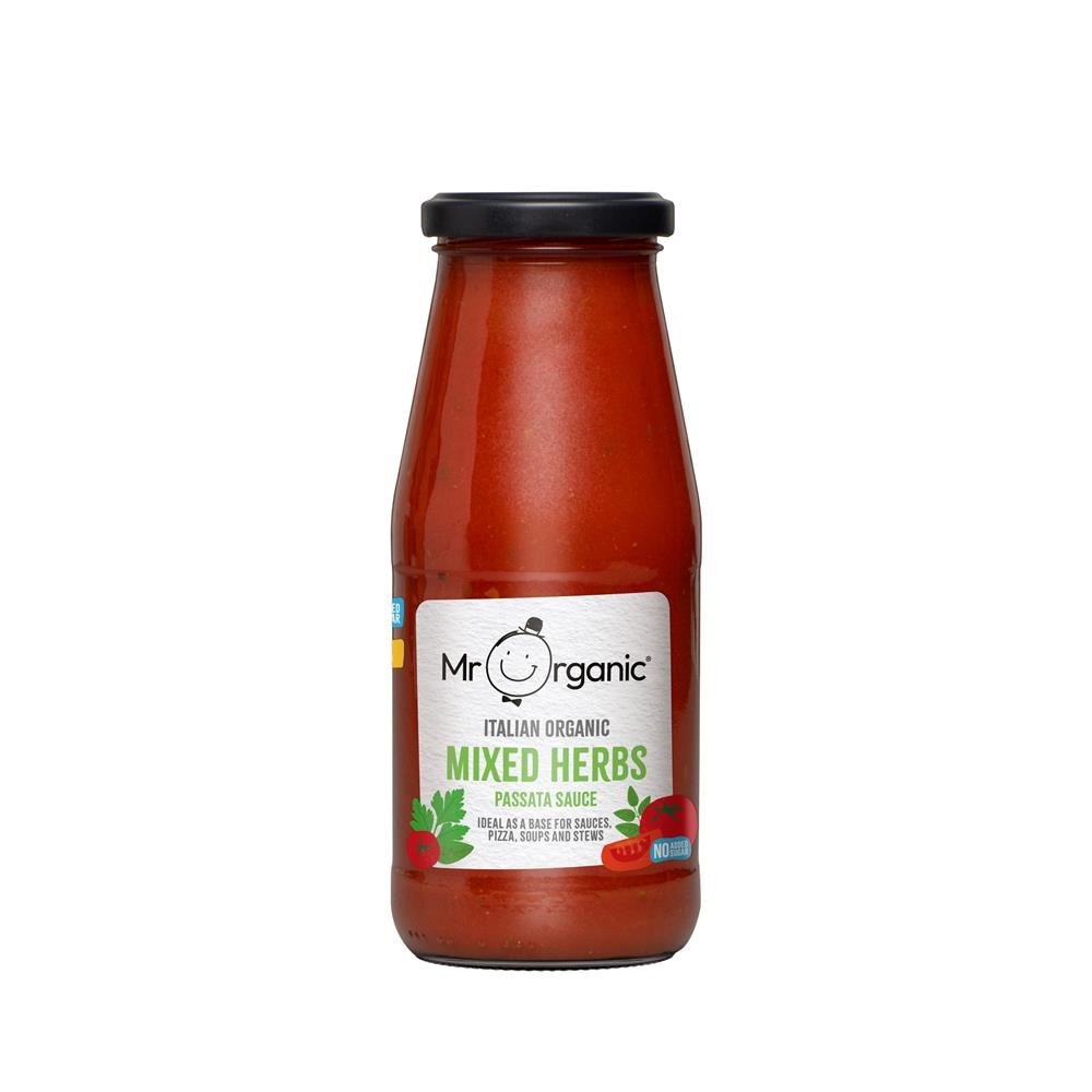 Mr Organic Mixed Herbs Passata Sauce 400g
