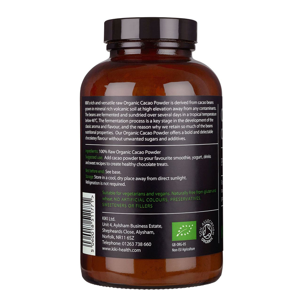 Kiki Health Organic RAW Cacao Powder - 150g