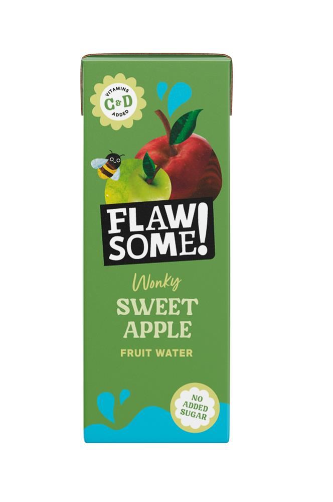 Flawsome! Sweet Apple Wonky Fruit Water Carton 200ml