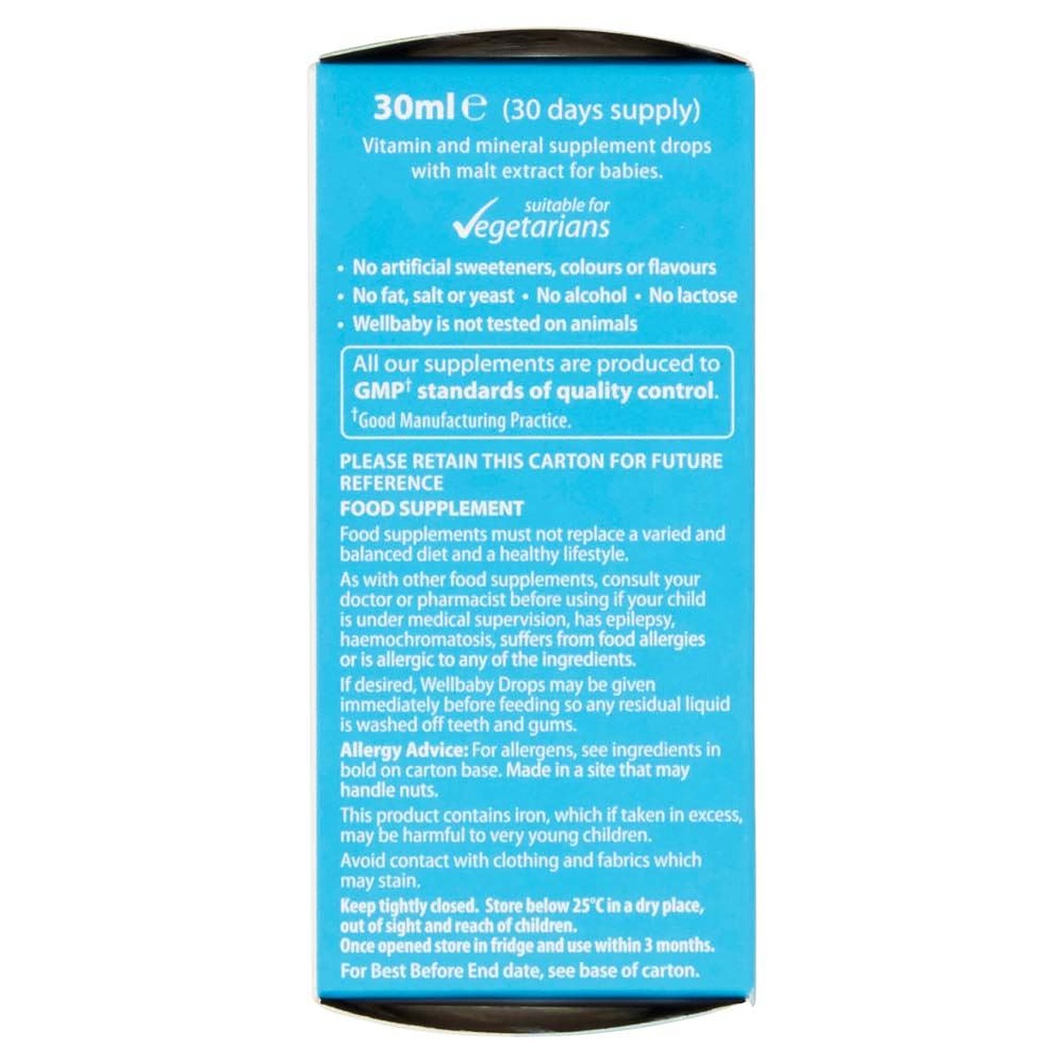 Vitabiotics WellBaby Multi-Vitamin Drops - 30ml - image 3