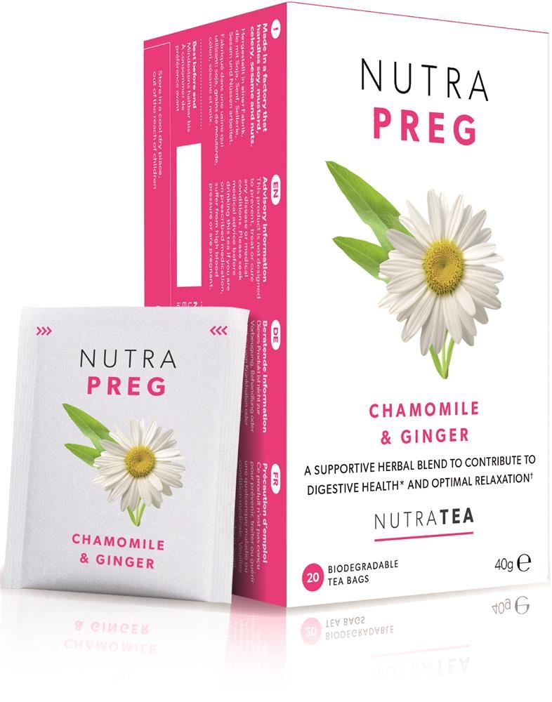 Nutratea Nutra Preg Tea 20 Herbal Tea Bags
