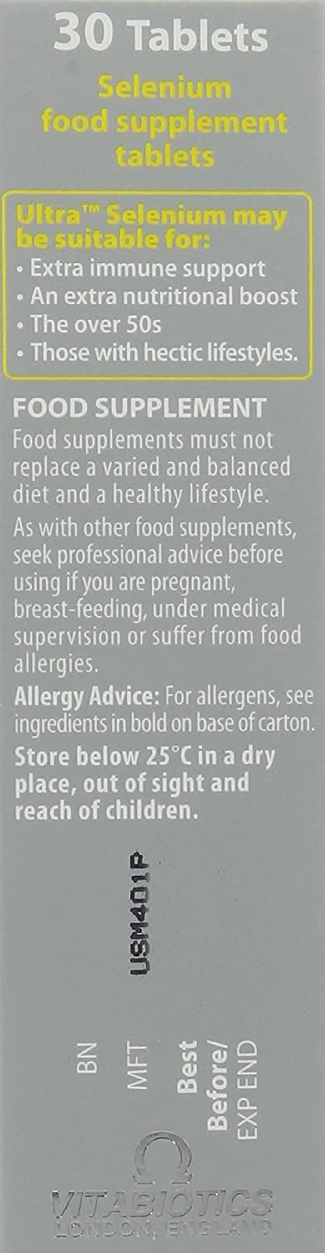 Vitabiotics Ultra Selenium - 30 Tablets - image 4