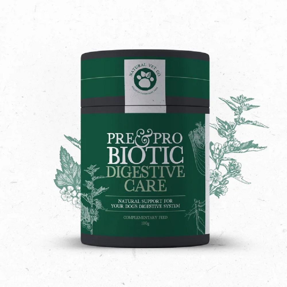 Natural Vet Co Pre & Pro Biotic Digestive Care 180g