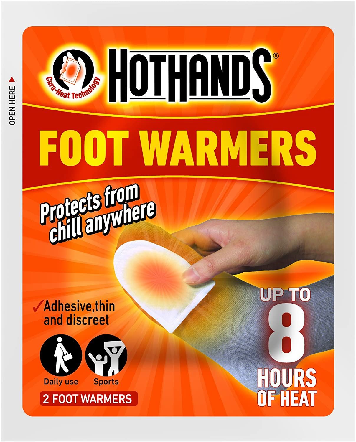 Hothands Hand Warmers & Foot Warmers in 1 2 3 5 10 15 20 25 30 40 Pack