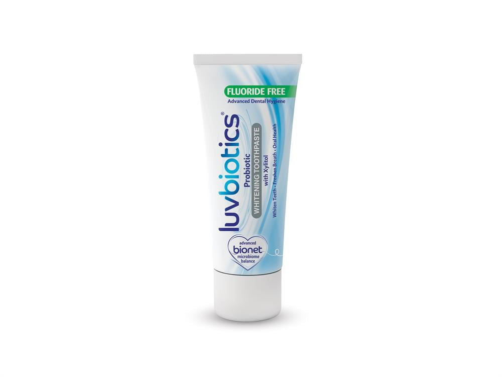 Luvbiotics Fluoride Free Whitening Toothpaste with Probiotics & Xylitol 75ml
