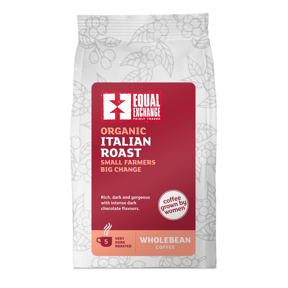 Equal Exchange Organic & Fair Trade Italian Coffee Beans 200g