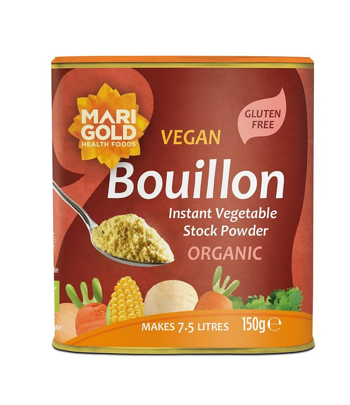 Marigold Organic Vegan Bouillon Red 150g