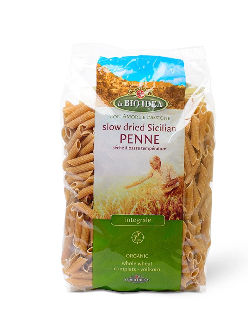 La Bio Idea Organic Whole-wheat Penne 500g