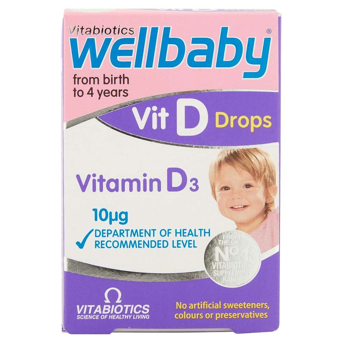 Vitabiotics Wellbaby Vitamin D Drops - 30ml - image 2