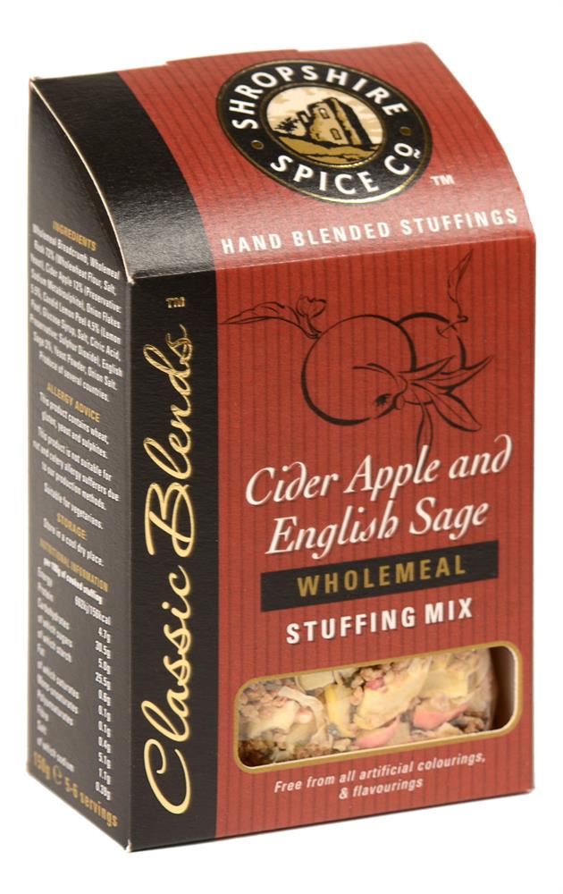 Shropshire Spice Cider Apple & English Sage Wholemeal Stuffing 150g