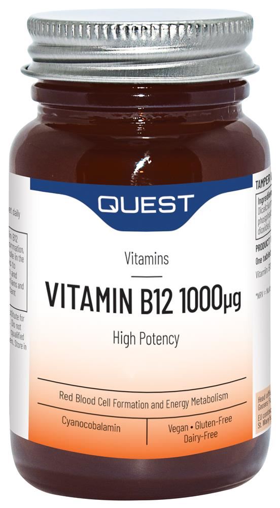 Quest Vitamin B12 1000mcg 90 Tablets