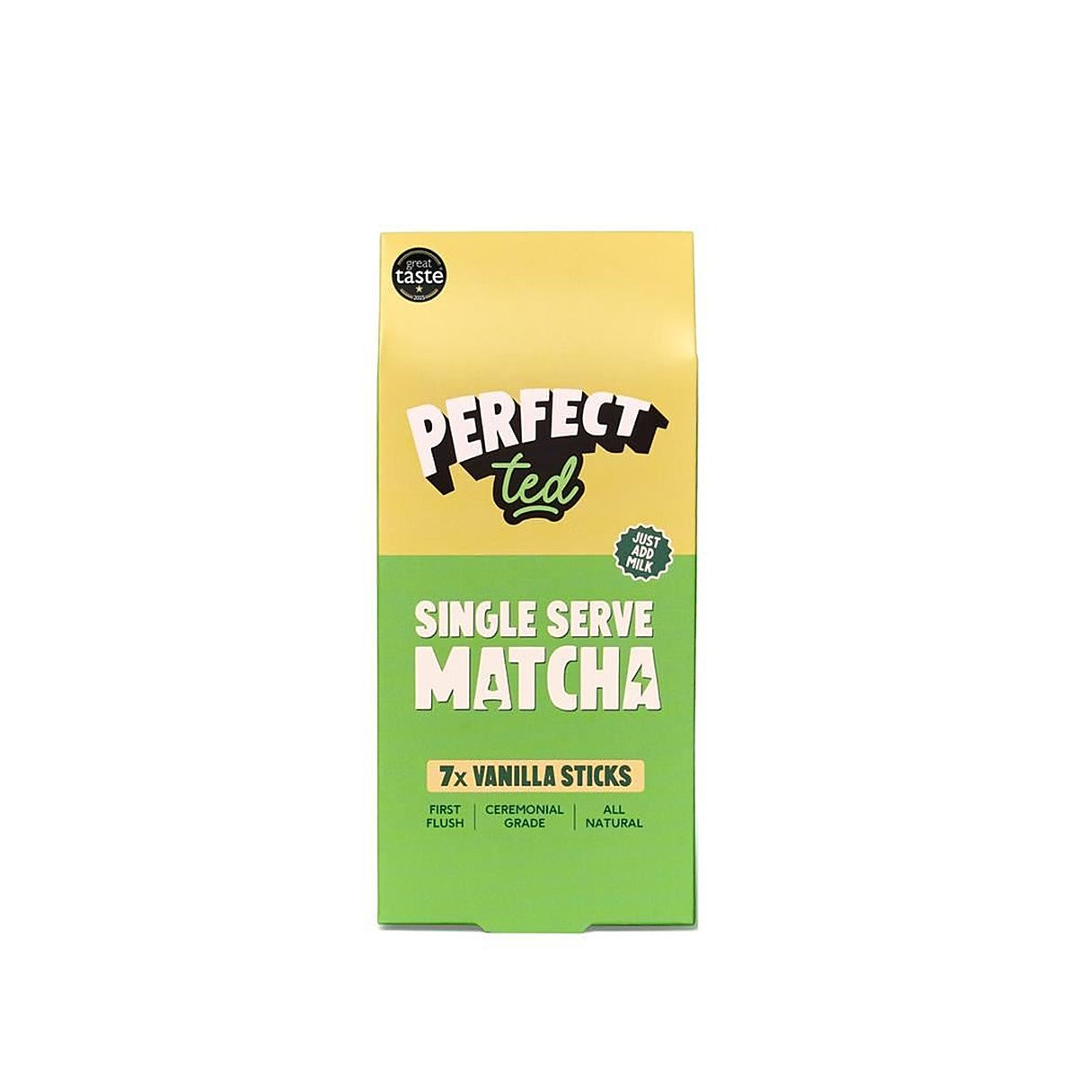 PerfectTed Matcha Powder Sachets Vanilla 7x5g