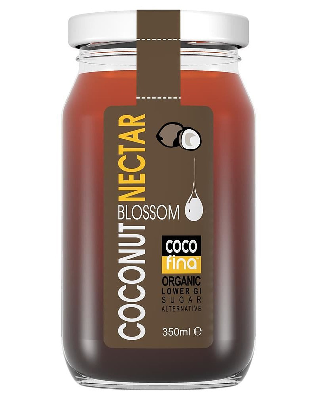 Cocofina Organic Coconut Flower Nectar in 350ml Glass Jar