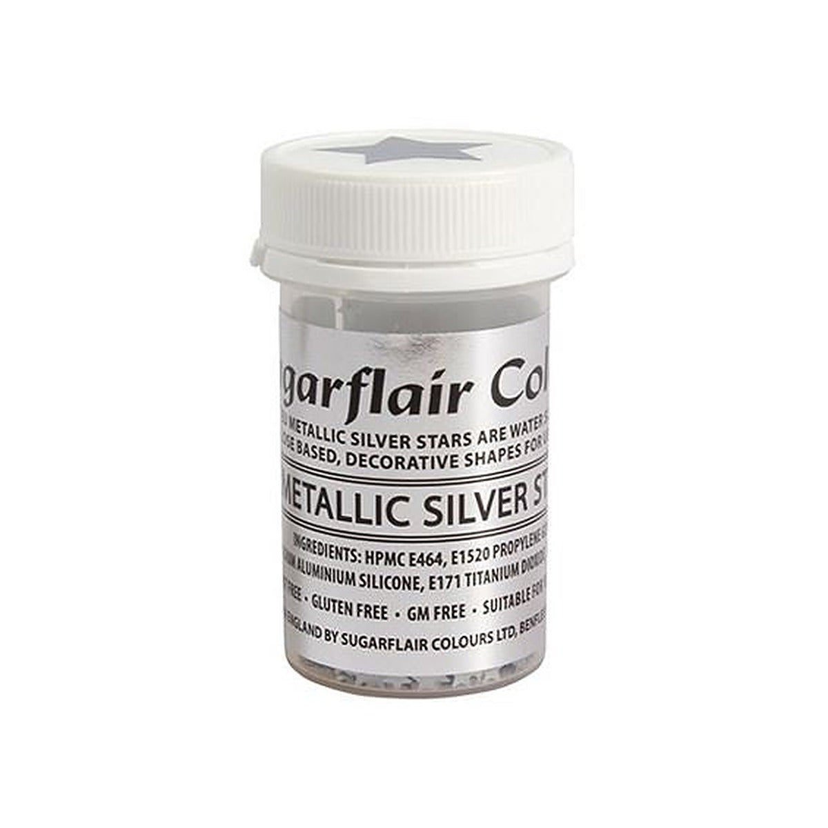 Sugarflair Metallic Edible Stars - 3g All Shades - image 2