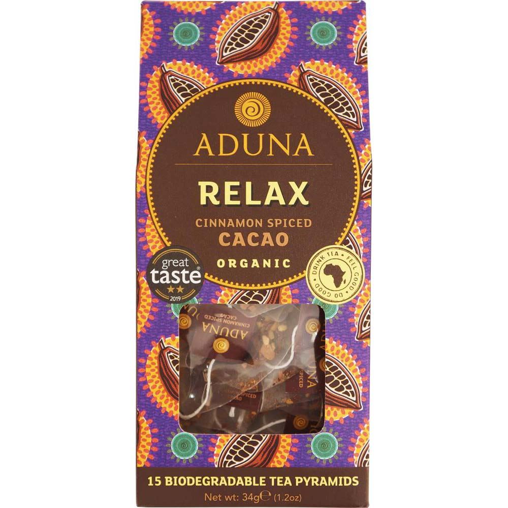 Aduna Relax Super-Tea - Cinnamon Spiced Cacao (15 Pyramids)