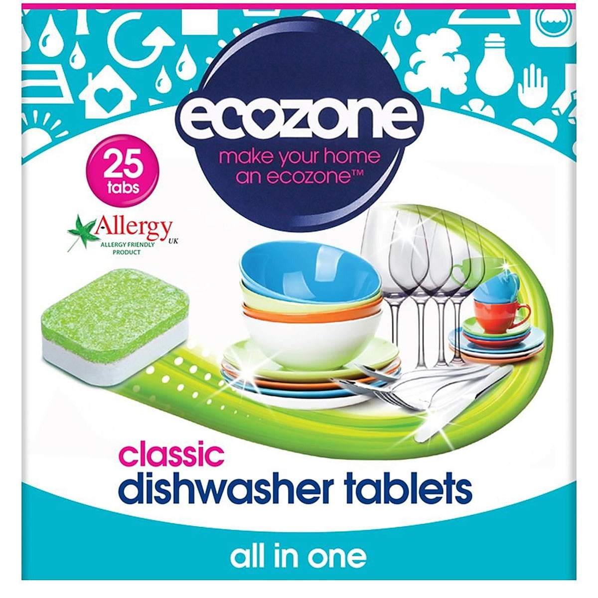 Ecozone Classic Dishwasher Tablets 25 tablets