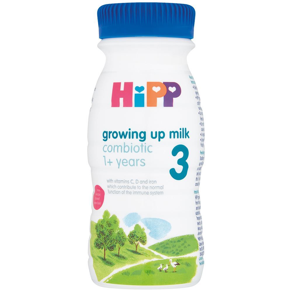 Hipp 3 Growing up Baby Milk from 1 year 200ml - 8 Pack