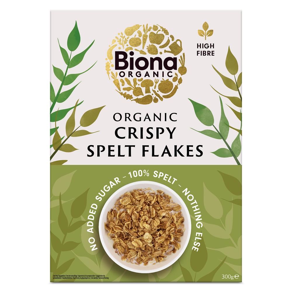 Biona Organic Crispy Spelt Flakes 300g