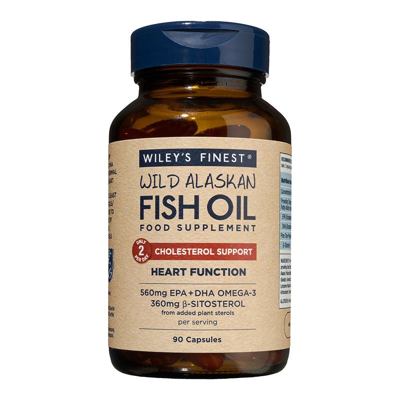 Wiley's Finest Fish Oil Cholesterol Support 90 Capsules